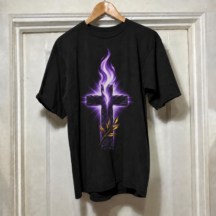 Camiseta gospel Caminho, Verdade e Vida | Estampa cristã em DTF
