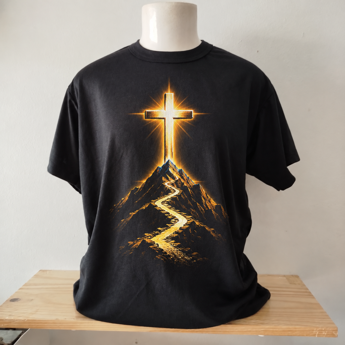 Camiseta Tudo Posso Naquele que Me Fortalece, estampa completa